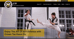 Desktop Screenshot of crowntaekwondo.co.uk